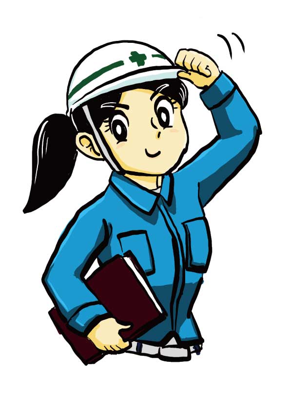 現場監督 建設現場 工事現場のポスター イラスト 無料 フリー ダウンロードサイト