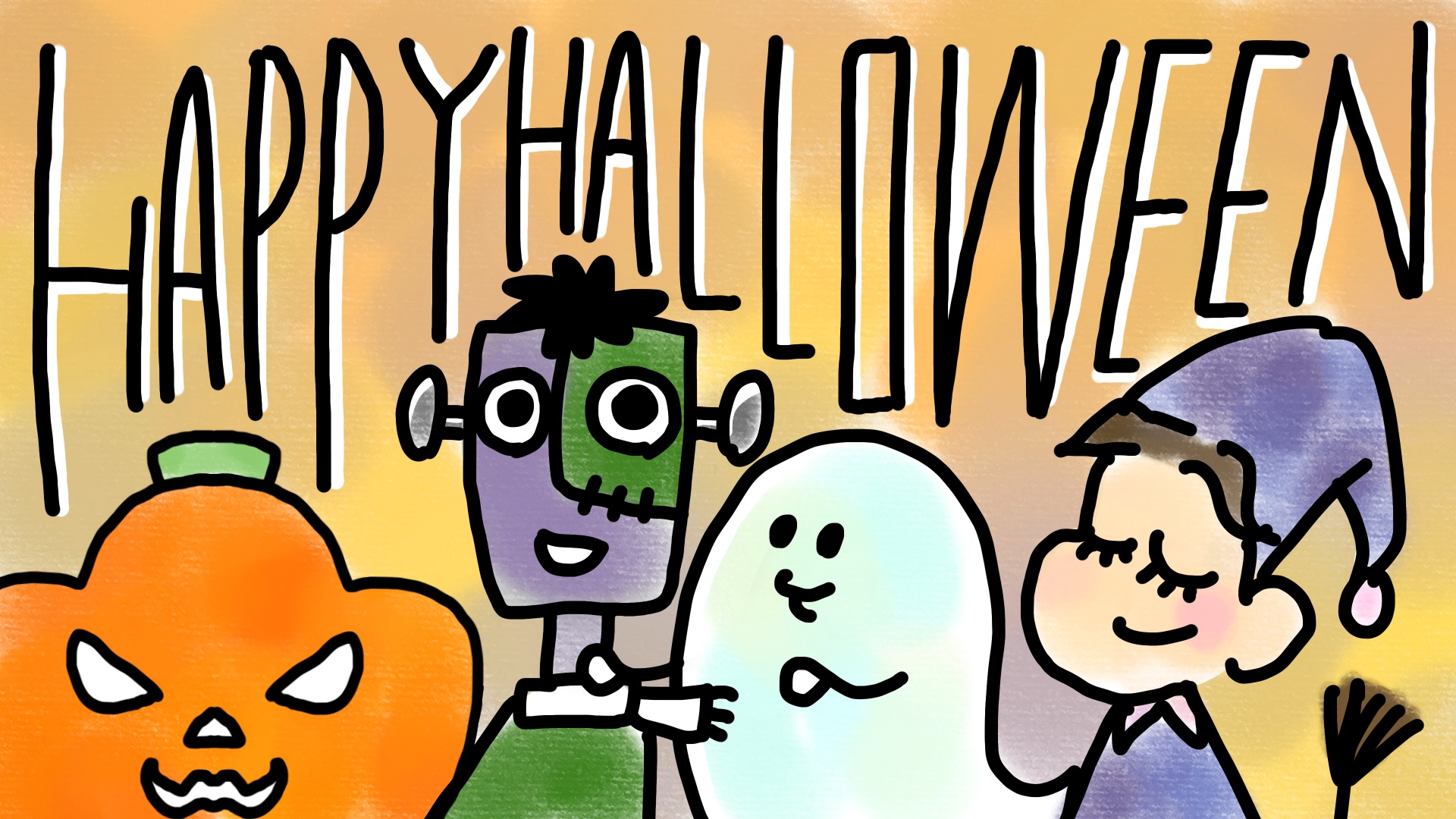 季節イベントポスター ハロウィン 建設現場 工事現場のポスター イラスト 無料 フリー ダウンロードサイト